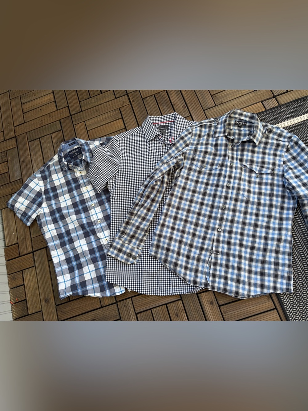 Men's Plaid Button-Up Shirts
